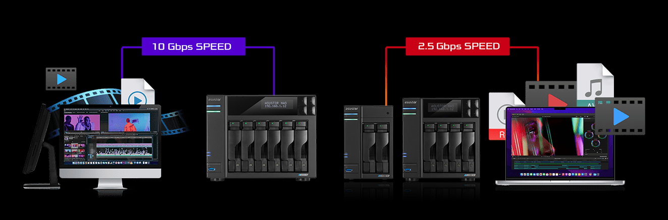 LOCKERSTOR 4 Gen2 (AS6704T)｜ASUSTOR｜株式会社アユート PCパーツ